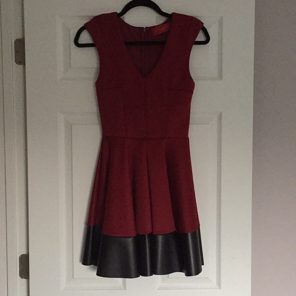 Akira Fit and flare scuba dress
